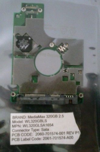 PCB WL320GBLS MediaMax 320GB 2.5 Sata 2061-701574-A00, 2060-701574-001 REV P1