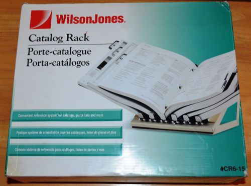 Wilson jones,6 catalog rack,cr6-15 new in box for sale