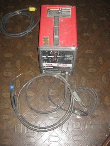USED LINCOLN ARC WELDER MODEL NO. SP-130T WORK &amp; FUNCTIONS PROPERLY