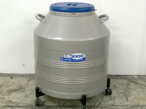 Taylor wharton ls3000 dewar - liquid nitrogen storage tank - cryogenic ln2 tank for sale