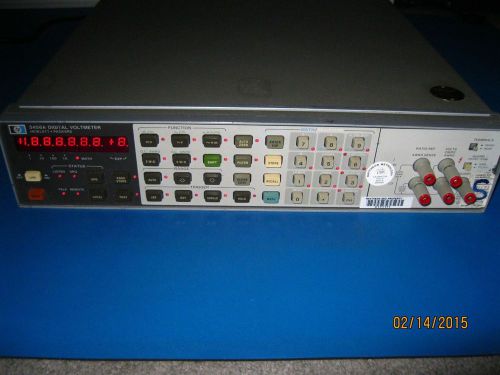 HP 3456A Digital Voltmeter with probes