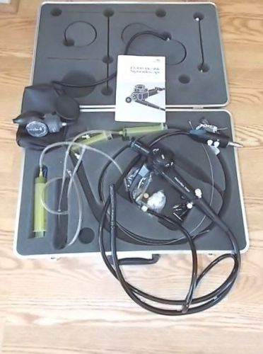 AWESOME!! WELCH-ALYN FX-100 SIGMOIDOSCOPE-LIGHTLY USED-IN CASE-SEE PICS