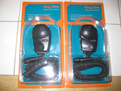 (Qty 2) New PMMN4008 NEW MAG ONE by Motorola Speaker Mic CP150 CP185 CP125