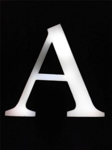 Illuminated Channel 3D Letter A From Sears Store Sign 30&#034; Tall Man Cave Item