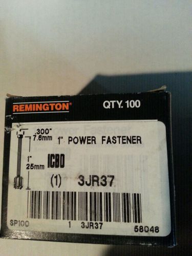 Remington 1&#034; lenght x .300 dia Power Fasteners / 58048 / 100 count