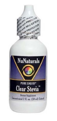 New GNC NuNaturals Pure Liquid Clear Stevia, 59 ml