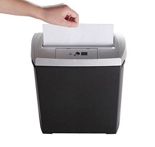 8-Sheet Micro-Cut Paper/CD/Credit Card Shredder Overload with Wastebasket NEW