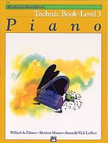 Alfred 00-2518 Basic Piano Course- Technic Book 3 - Music Book