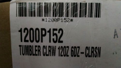 Cambro 1200P152 Clear 12.6 Oz. Plastic Colorware Tumbler - 72  (1 case of 72)