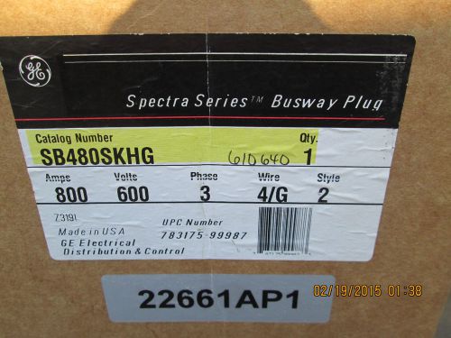 Ge sb480skhg new in box for sale