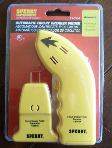 Brand New Sperry Automatic Circuit Breaker Finder - Model CS-550A