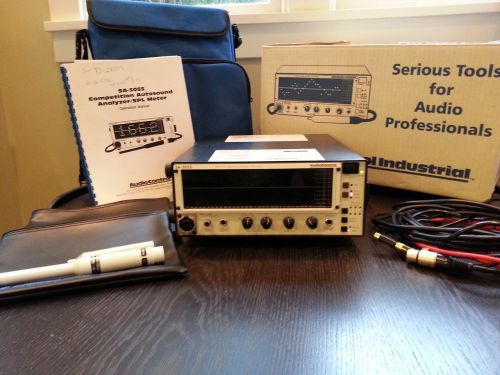 AudioControl SA-3055 Real Time Spectrum Analyzer / SPL option 2 mics