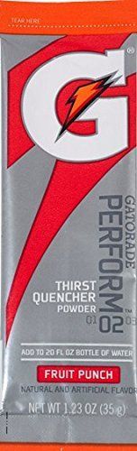 Gatorade powder packets - thirst quencher fruit punch case of 20 packets for sale