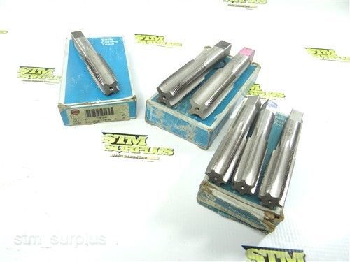 Nice lot of 6 hss besly plug taps 3/4&#034; -20 ns to 1&#034; -14 ns for sale