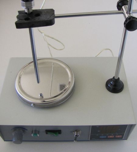 Lab hotplate magnetic stirrer adjustable temperature variable speed stir bar New