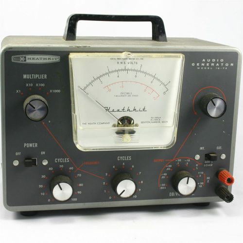 Vintage Heathkit Audio Signal Generator Model IG-72 Vintage - Tested