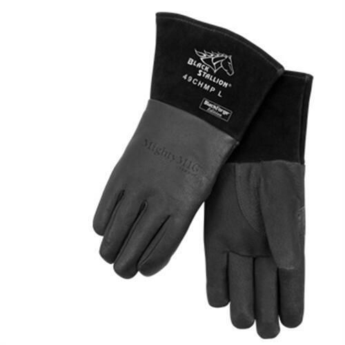 Revco Mighty MIG 49CHMP Premium Grain Pigskin MIG Welding Gloves, Small