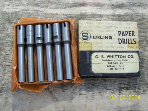 Whitton sterling paper drill bit 7/16&#034; type b 1-bit for sale