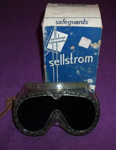 Vintage sellstorm green liens goggles safe gaurd 880-c-ldp for sale