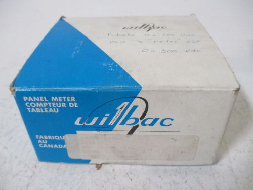 WILBAC 18860 PANEL METER 0-200 *NEW IN A BOX*