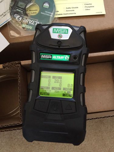 MSA Altair 5 , New Other Gas Detector Monitor LEL, CO,  SO2, H2S, NEW O2 Sensor