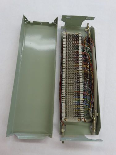 66b4 - 25 punch down termination block with 115c1 western electric enclosure for sale