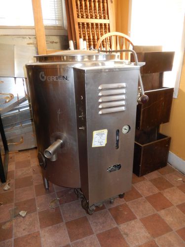 Jacketed steam kettle by groen ~ model ah/1-20 ~ 20 gal ~ pristine condition for sale