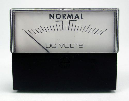 Modutec Panel Meter 2&#034; Analog &#034;Normal&#034; DC Volts VDC Voltmeter
