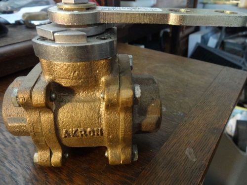 Akron 1 inch  8810 series brass valve for sale