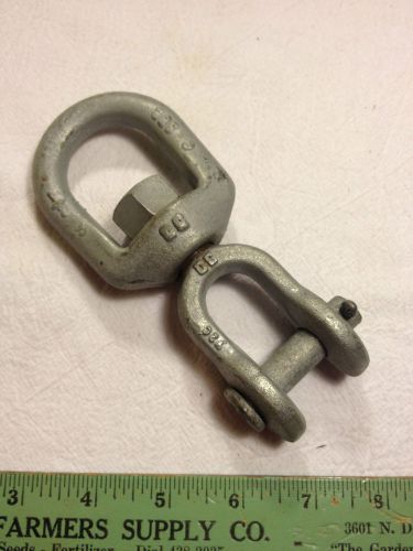 1/2&#034; c 5bb galvanized swivel clevis shackle rigging hoist lifting rig for sale