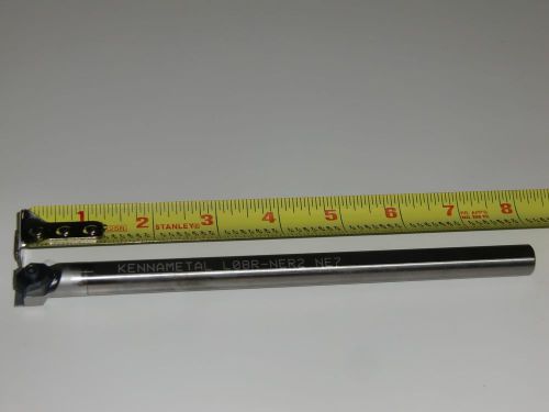 1/2&#034; KENNAMETAL Top Notch  L08R-NER2 NE7 CARBIDE BORING BAR 8&#034; LONG