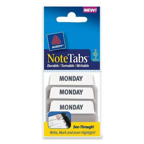 Avery Dennison Ave-16302 Notetabs Preprinted Index Tab - 3 Tab[s]/set