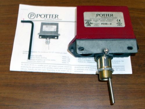 Potter model pcvs-2 control valve supervisory switch for sale