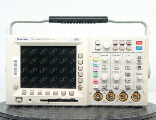 Tektronix tds3034 digital phosphor oscilloscopes, 4 ch, 300 mhz for sale