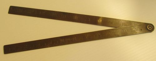 Vintage The Lufkin Rule Co. Brass  No. 1085 Folding 24&#034; Blacksmith Rule