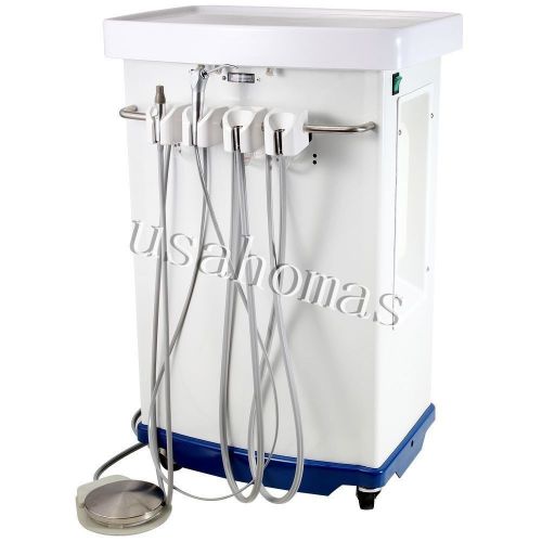 New portable dental delivery treatment cart unit equipment mobile&amp;compressor for sale