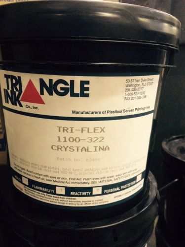 Triangle crystalina plastisol ink - 1 gallon for sale