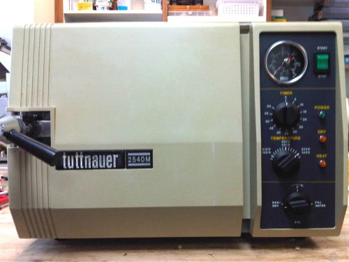 *reconditioned* tuttnauer 2540m autoclave. good condition. for sale