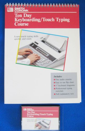 Smith Corona Ten Day Keyboarding/Touch Typing Course with Audio Cassette - 1989