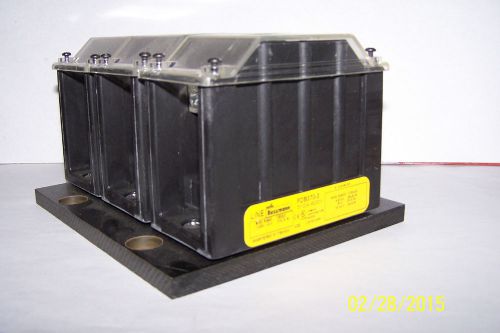 BUSSMAN PDB370-3 310A-600V LOAD: WIRE RANGE 4-6 8CU 10.14 CU TORQUE 36LB- IN/25L