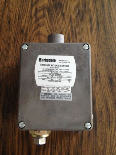BARKSDALE B1T-H32SS PRESSURE SWITCH