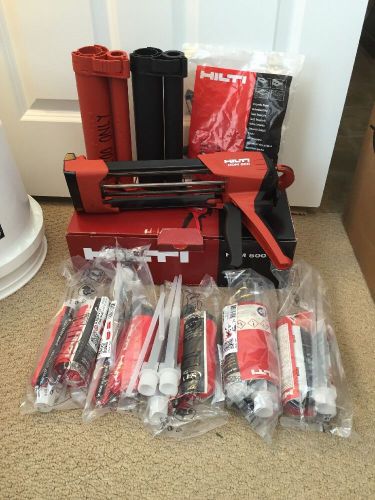 Hilti HDM500 With (5) Tubes Of Adhesive Lot