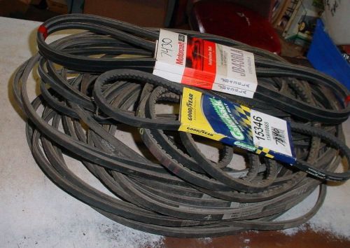 LOT OF 28 V BELT FOR PULLEY ON CAR TRUCK TRACTOR FAN MACHINE LAWN MOWER PARTS
