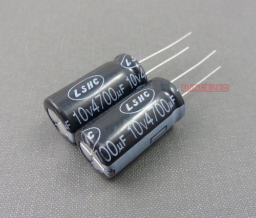 4700uf 10v electrolytic capacitor 105degc 2000hours long life ls x12pcs for sale