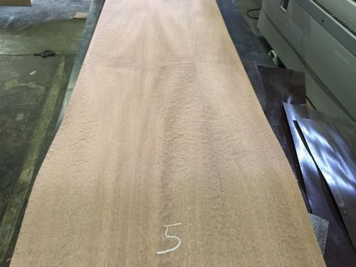 Wood veneer pommele sapele 24x96 1 piece 10mil paper backed &#034;exotic&#034;rt.box#5 for sale
