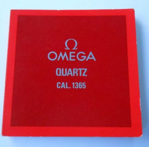 VINTAGE BOOKLET FROM OMEGA QUARTZ CAL.1365