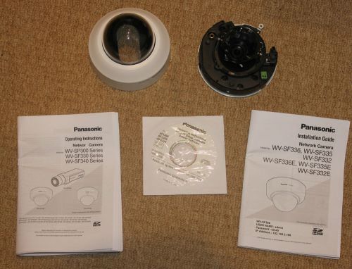 Panasonic WV-SF336 i-pro Smart HD Fixed Dome IP Security Network Camera with POE