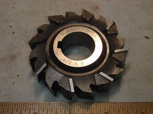 NIAGARA 3&#034; x 3/4&#034; x 1&#034; STAGGERED TOOTH Side Milling Cutter HSS