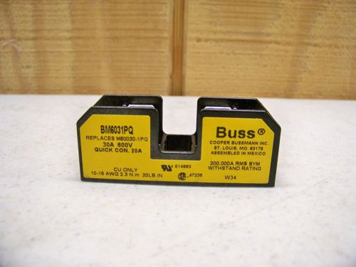 Lot of 10 Bussmann Fuse Block BM6031PQ 30 Amp New in Box