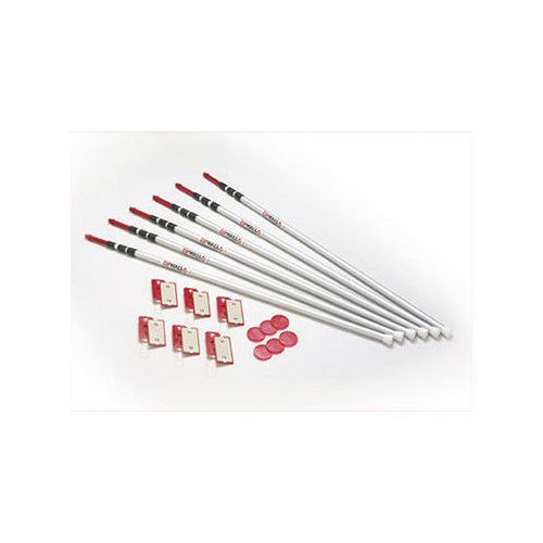 Zipwall 12’ spring loaded pole 6-pack for sale